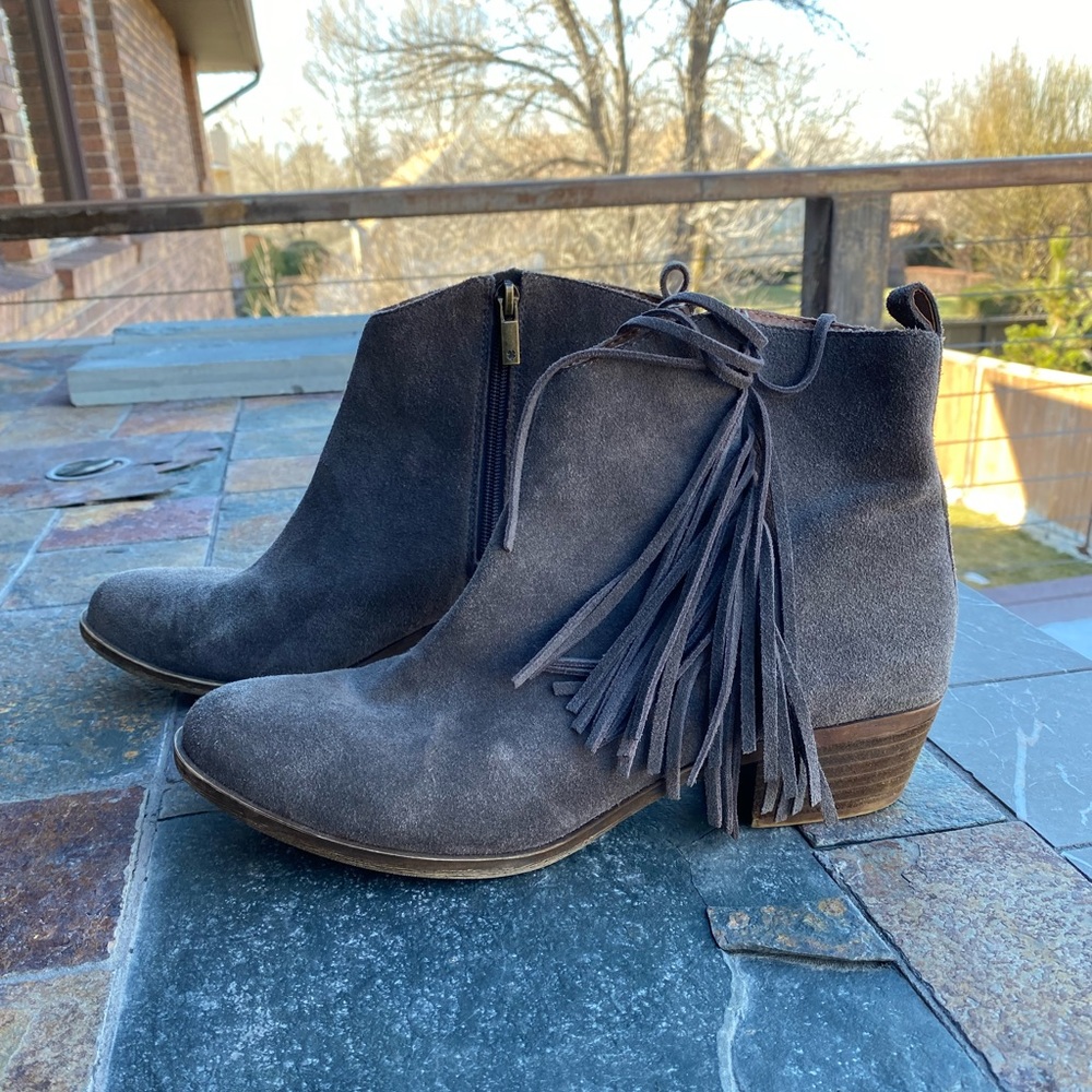 Lucky Brand Booties with Fringe